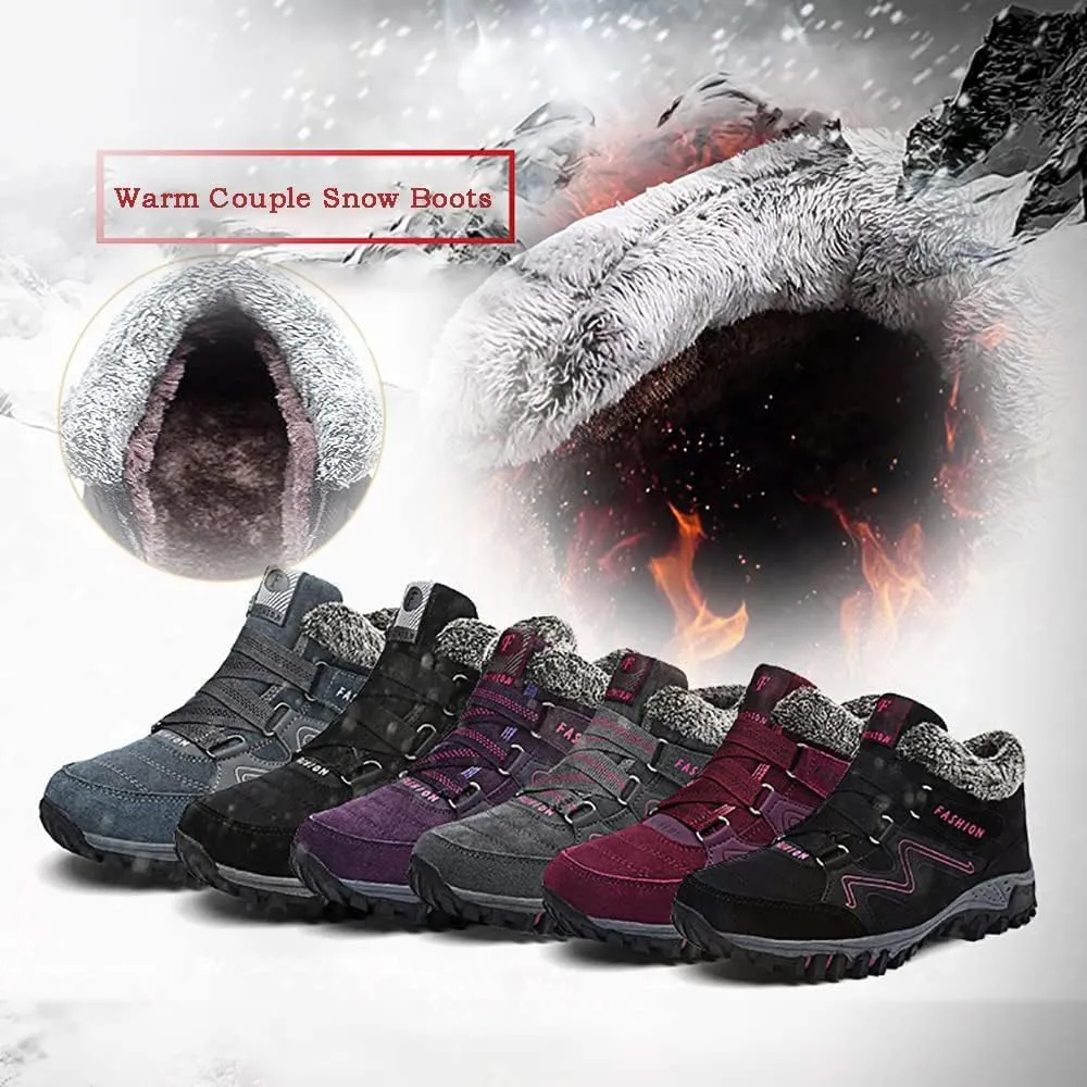 LELEBEAR Winter Boots for Women Waterproof Snow Non Slip, Winter Thermal High Top Boots of Women And Men