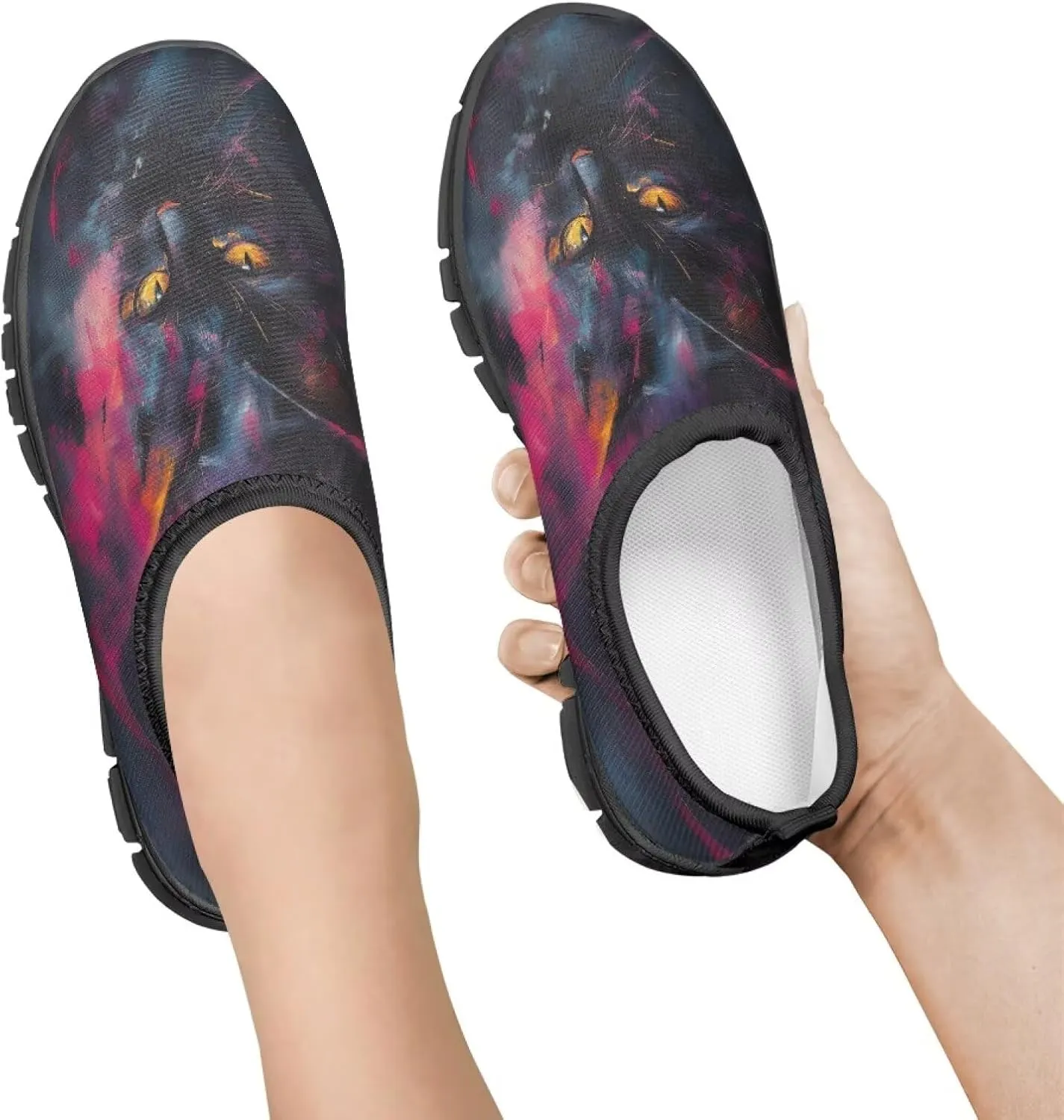 Loafers for Girls Boys,Kids Slip On Flats Sneaker for Back School,Non-Slip Black Sole Running Shoes,Size 11 to 15