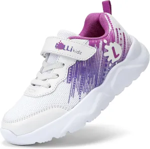 LOLLi kidz Boys Girls Shoes Kids Sneakers Athletic Tennis Shoes Lightweight Breathable Running Shoes