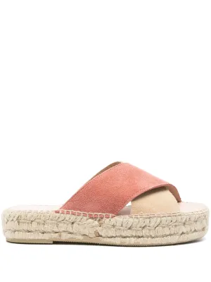 Manebi Double Sole X Bands Sandals