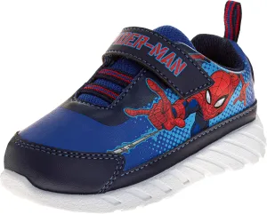 Marvel Comics Character Sneakers Slipon Laceless - The Avengers Spiderman Captain America Hulk Thor Ironman Athletic Shoes (Sizes: 6-10 Toddler / 11-12 Little Kid)