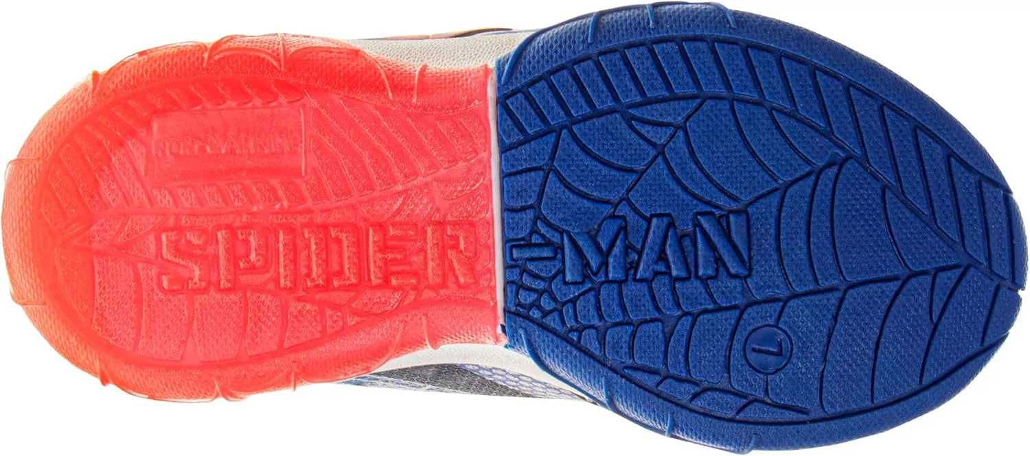 Marvel Comics Character Sneakers Slipon Laceless - The Avengers Spiderman Captain America Hulk Thor Ironman Athletic Shoes (Sizes: 6-10 Toddler / 11-12 Little Kid)