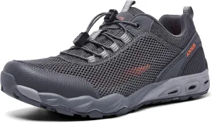 Men’s Amphibious Water Shoes - Summer Hiking Athletic Water Sandals Closed Toe Aqua Sneakers