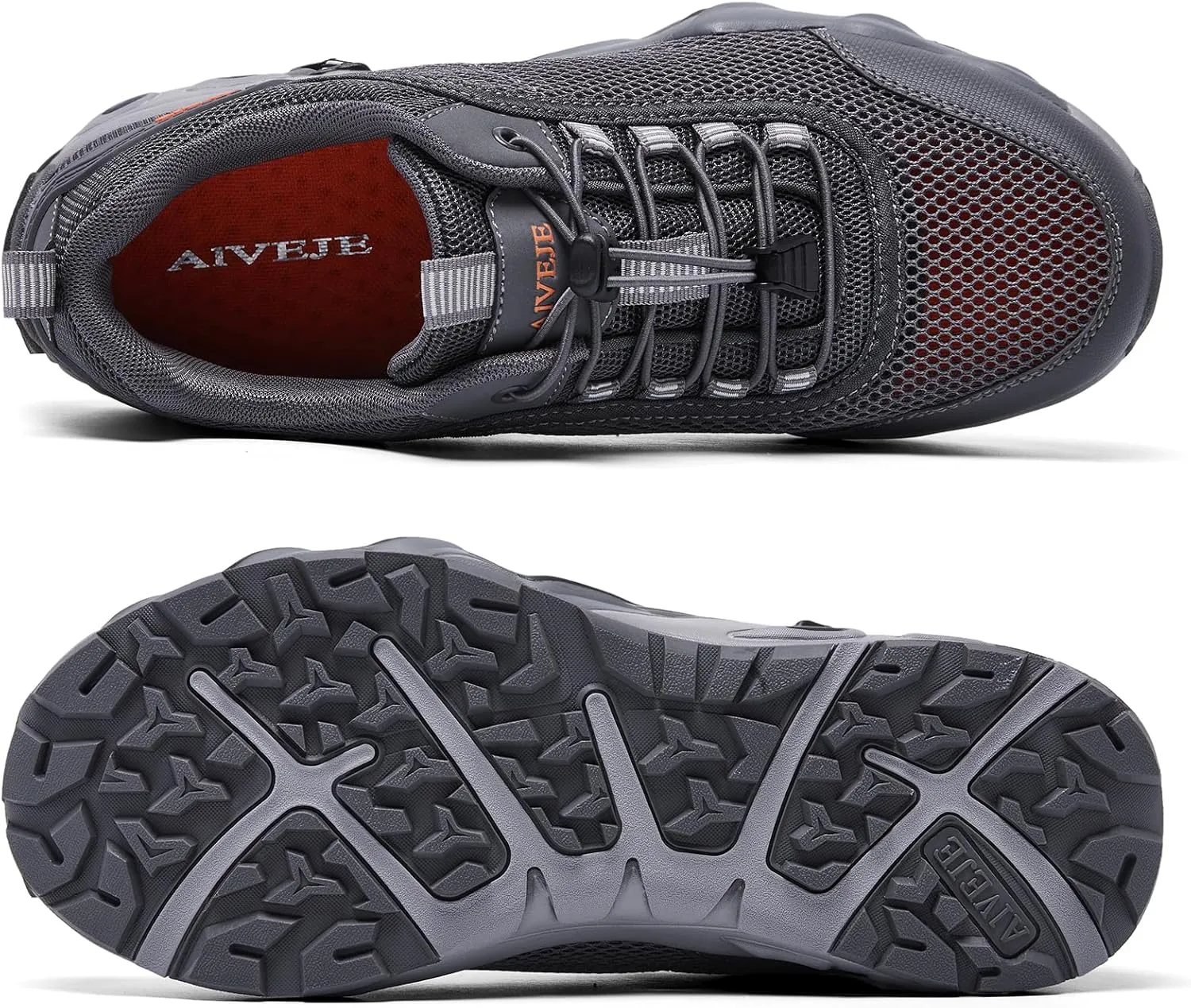 Men’s Amphibious Water Shoes - Summer Hiking Athletic Water Sandals Closed Toe Aqua Sneakers