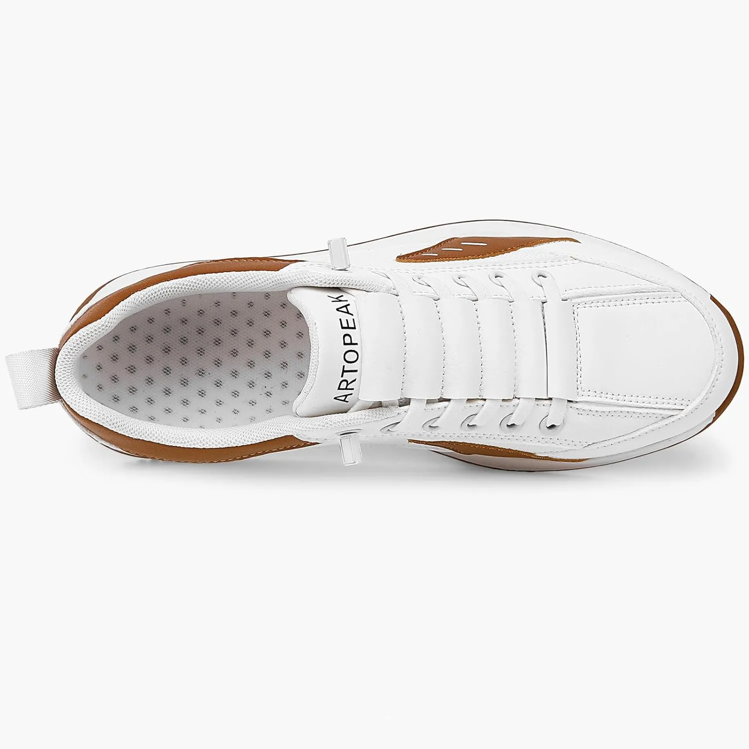 Men's Casual Dress Sneakers Business Shoes Laceless Fashion Sneakers