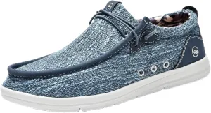 Mens Loafers Walking Shoes with Arch Support Insole Casual Fashion Shoes Light-Weight Vintage Footwear