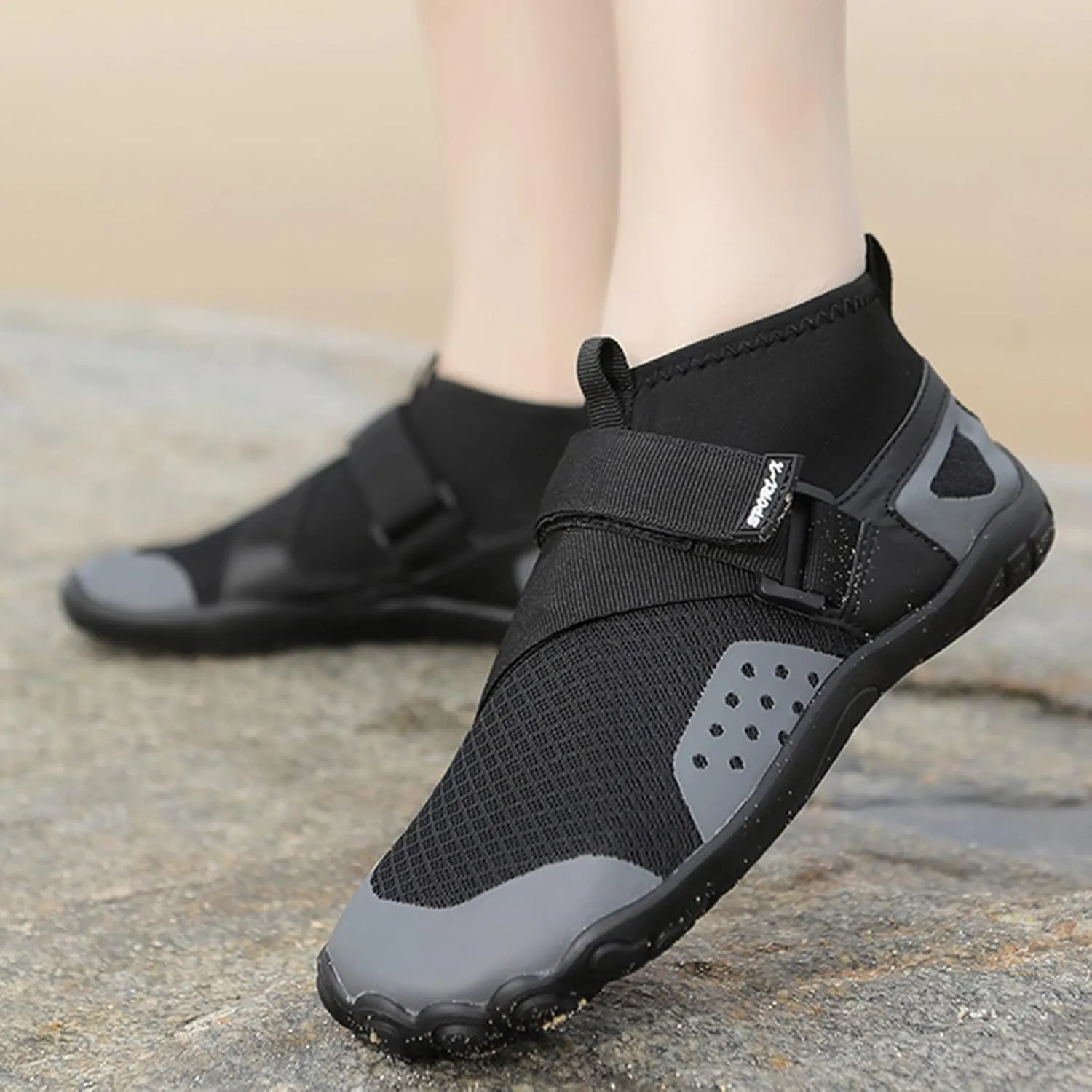 Mens Size 9 Wide Water Shoes Quick Drying Slip On Water Hiking Shoes for Men Wide Water Shoes for Women Jogging Quick Dry Pool Sports Sneaker for Pool Beach Surf Walking Water Park