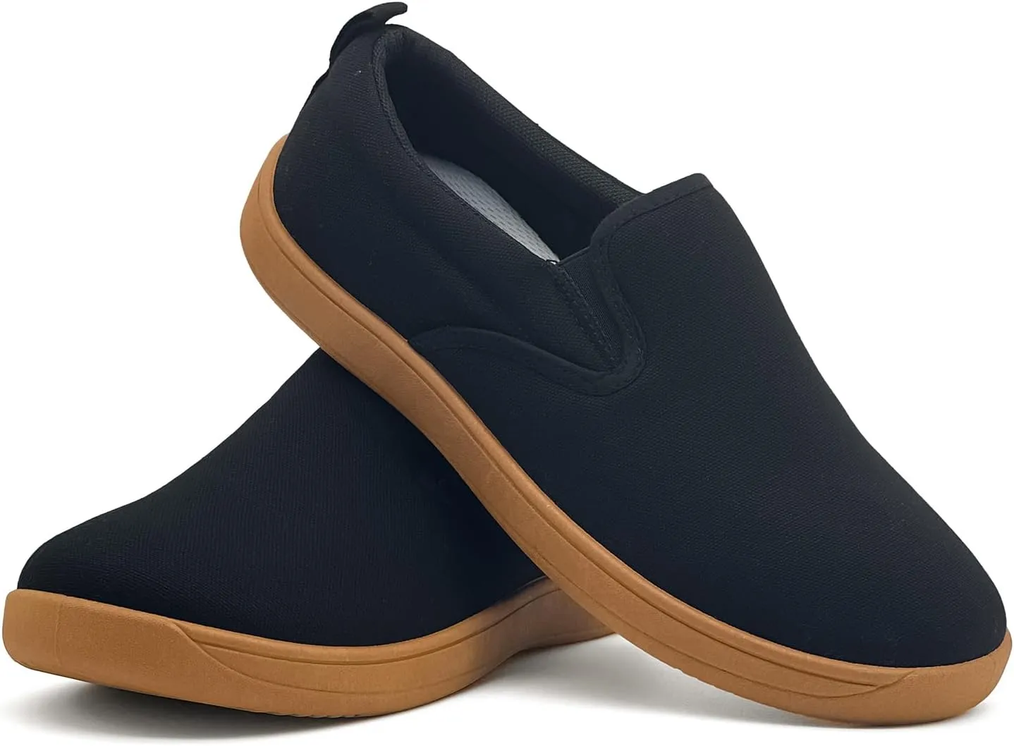 Mens Slip-on Shoes Loafers Casual Walking Shoes Hands Free Canvas Fashion Sneakers