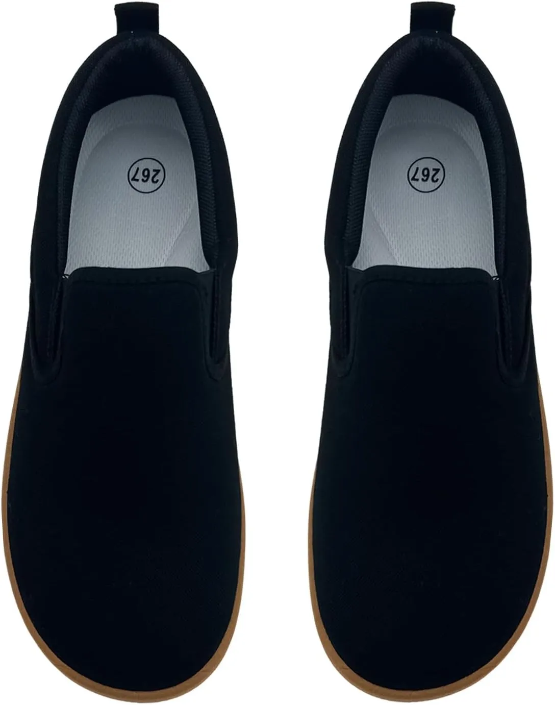 Mens Slip-on Shoes Loafers Casual Walking Shoes Hands Free Canvas Fashion Sneakers