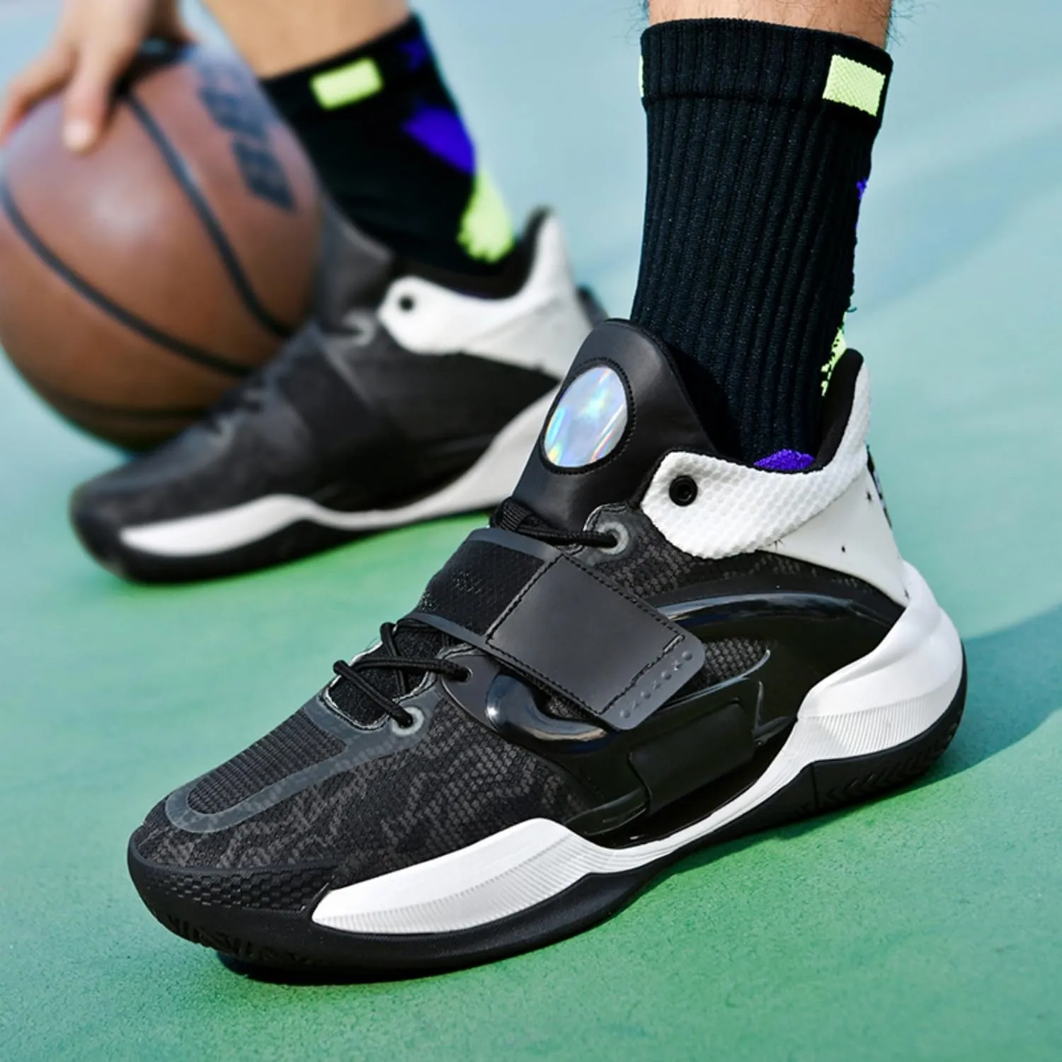 Mens Womens Basketball Shoes Comfortable Casual Fashion Sneakers Lightweight Non-Slip Unisex Outdoor Sneakers