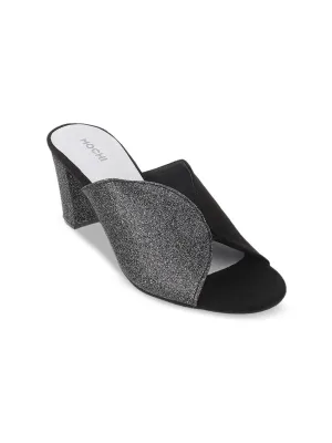 Mochi Black Block Mules