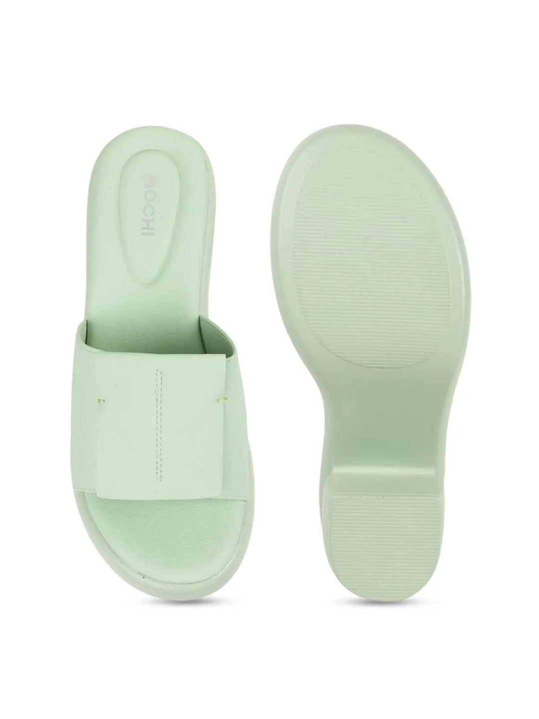Mochi Women Wedge Mules