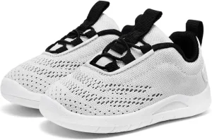 MORENDL Toddler Slip On Sneakers Baby Walking Shoes Non-Slip Breathable Unisex Pink Mesh Lace-Up Athletic Sneakers Infant Running Shoes