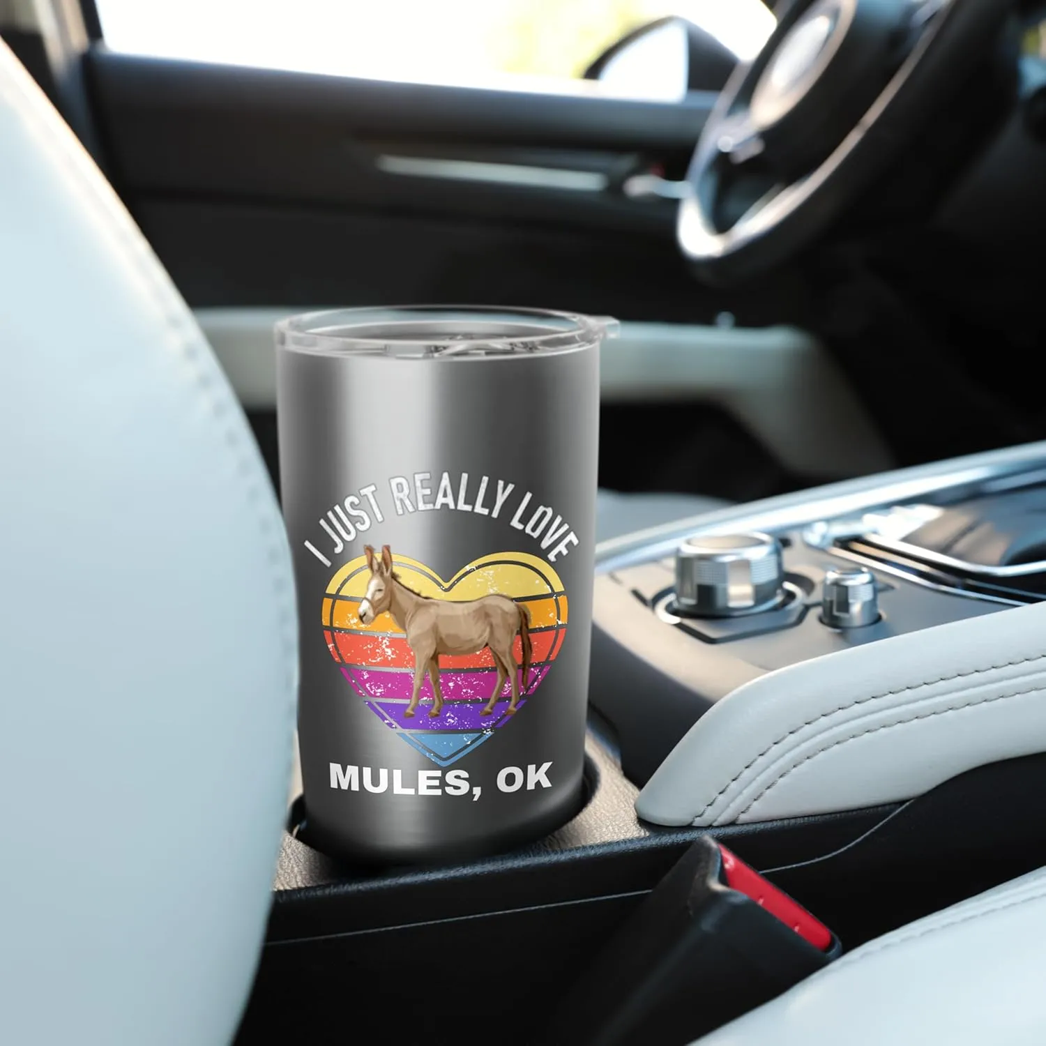Mule Vintage I Just Really Love Mule Ok ? Mules Lovers Stainless Steel Insulated Tumbler