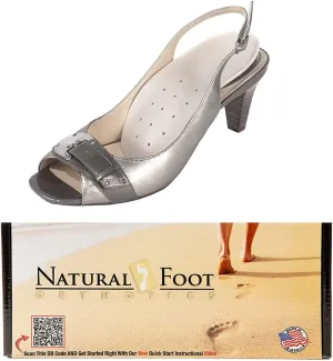 Natural Foot Orthotics Fashion Arch Support Shoe Insoles, USA Made, Plantar Fasciitis Relief, Fits Women's Sizes 6-11.5