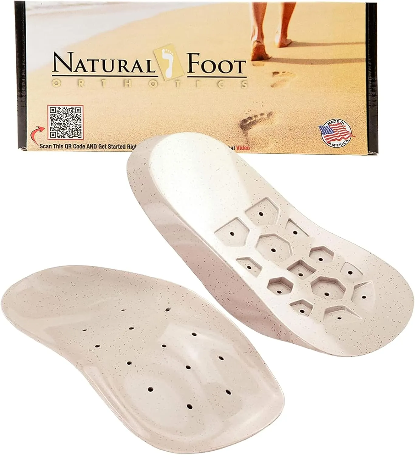 Natural Foot Orthotics. Podiatrist Designed for High Arches. Recommended for Plantar Fasciitis, Heel Spurs, Bunions, Neuromas, & Hammertoes. Made in USA. Original Stabilizer Arch Support Shoe Insoles