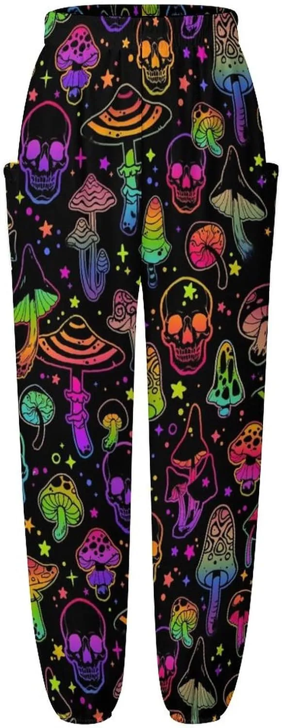 Neon Pattern Yoga Bloomers Womans Hippie Harem Pant Beach Pants Elastic Gym Long Pants Loose Casual Sweatpants