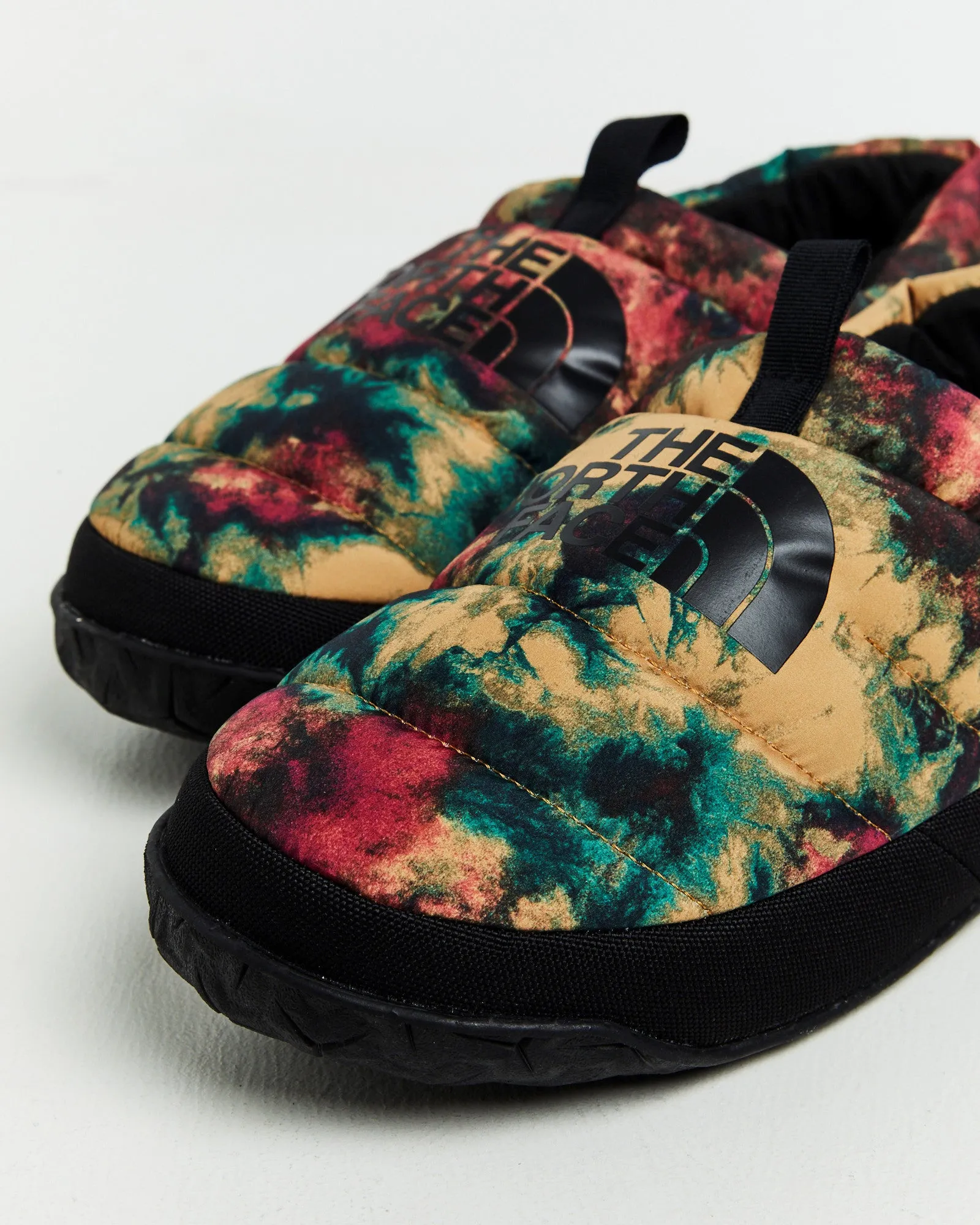 Nuptse Mules Tan/Icedye/Black Multi