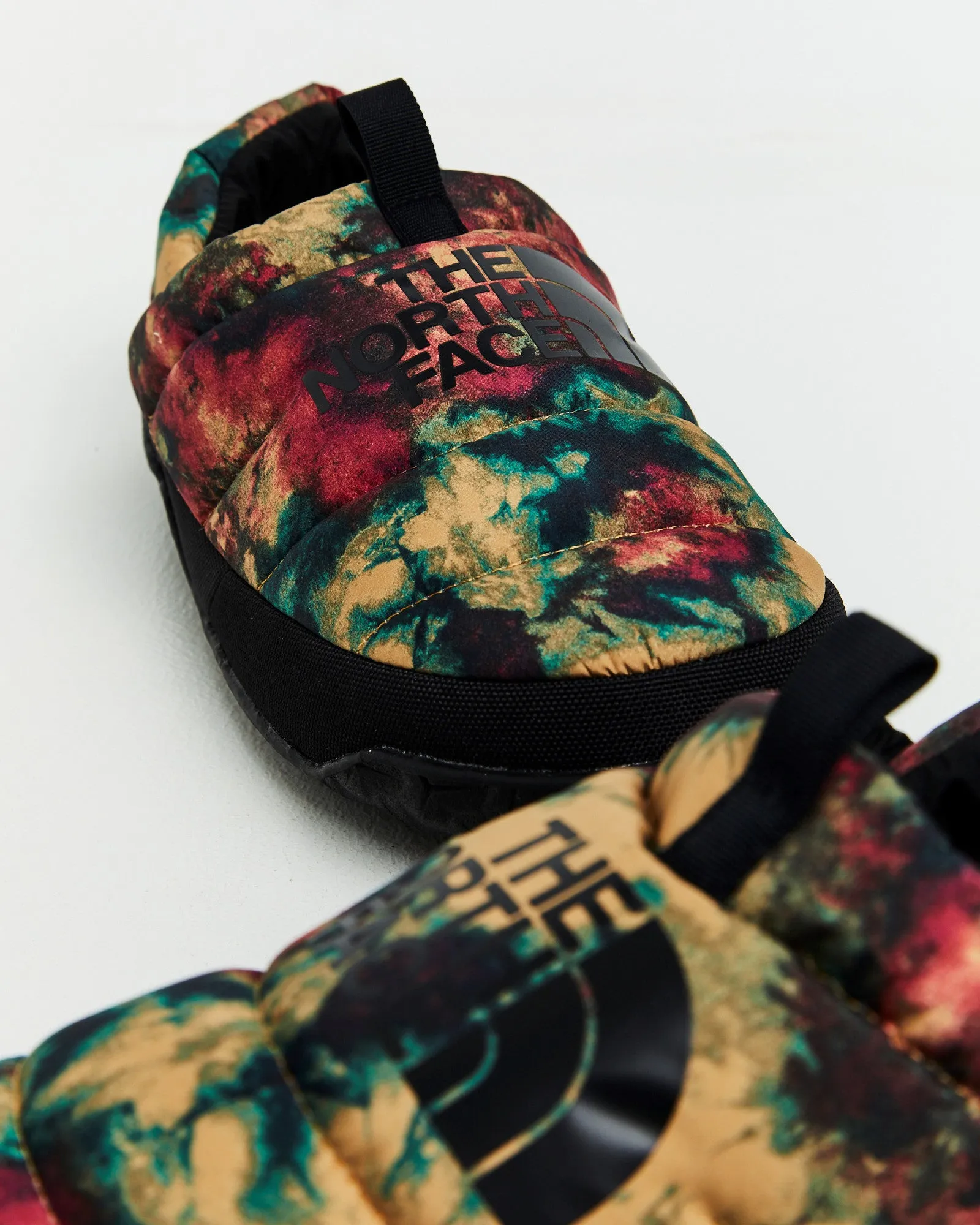 Nuptse Mules Tan/Icedye/Black Multi