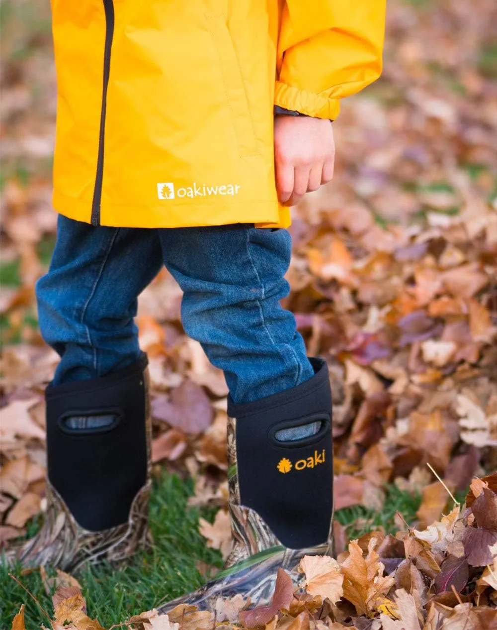 OAKI Kid's Neoprene Rain Boots, Snow Boots, Muck Boots