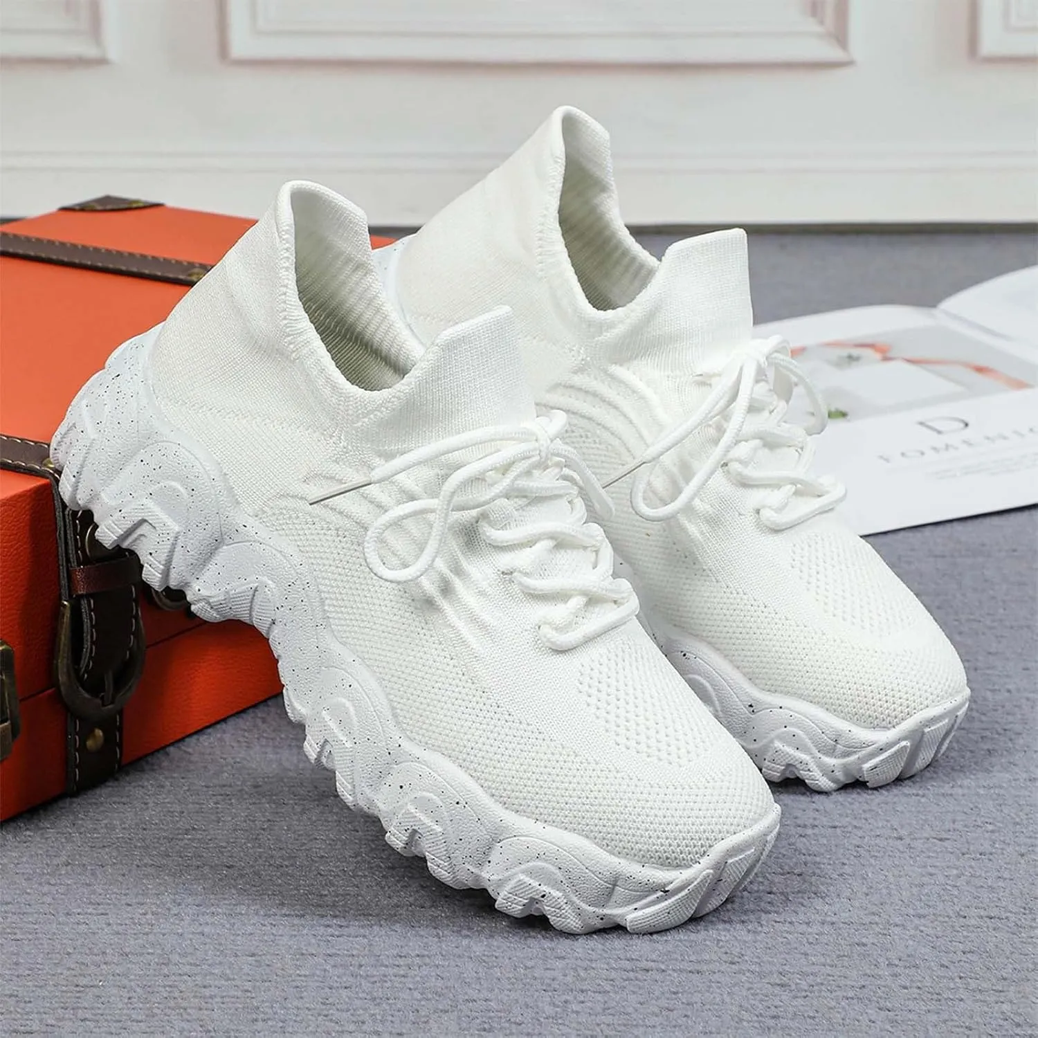 Ortho Pro Shoes for Women, Nurse Babe Tennis Shoes Ortho Pro Classic Sneaker Women's Mesh Orthopedic Walking Sneakers
