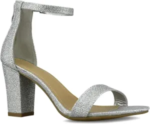 Premier Standard - Women's Strappy Chunky Block High Heel - Formal, Wedding, Party Simple Classic Pump