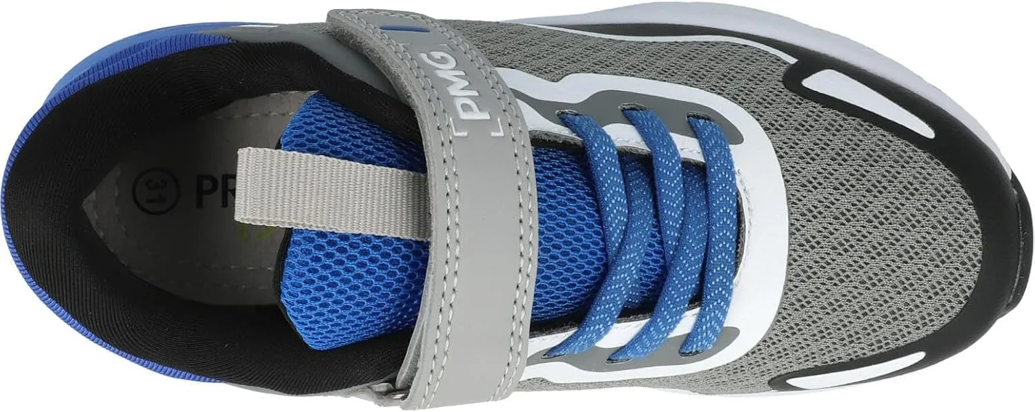 Primigi PNR Mesh Trainer Grey - Lightweight Breathable Sneakers with Removable Insole