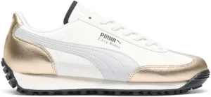 PUMA Womens Easy Rider Mixed Metals Metallic Lace Up Sneakers Shoes Casual - White - Size 6.5 M
