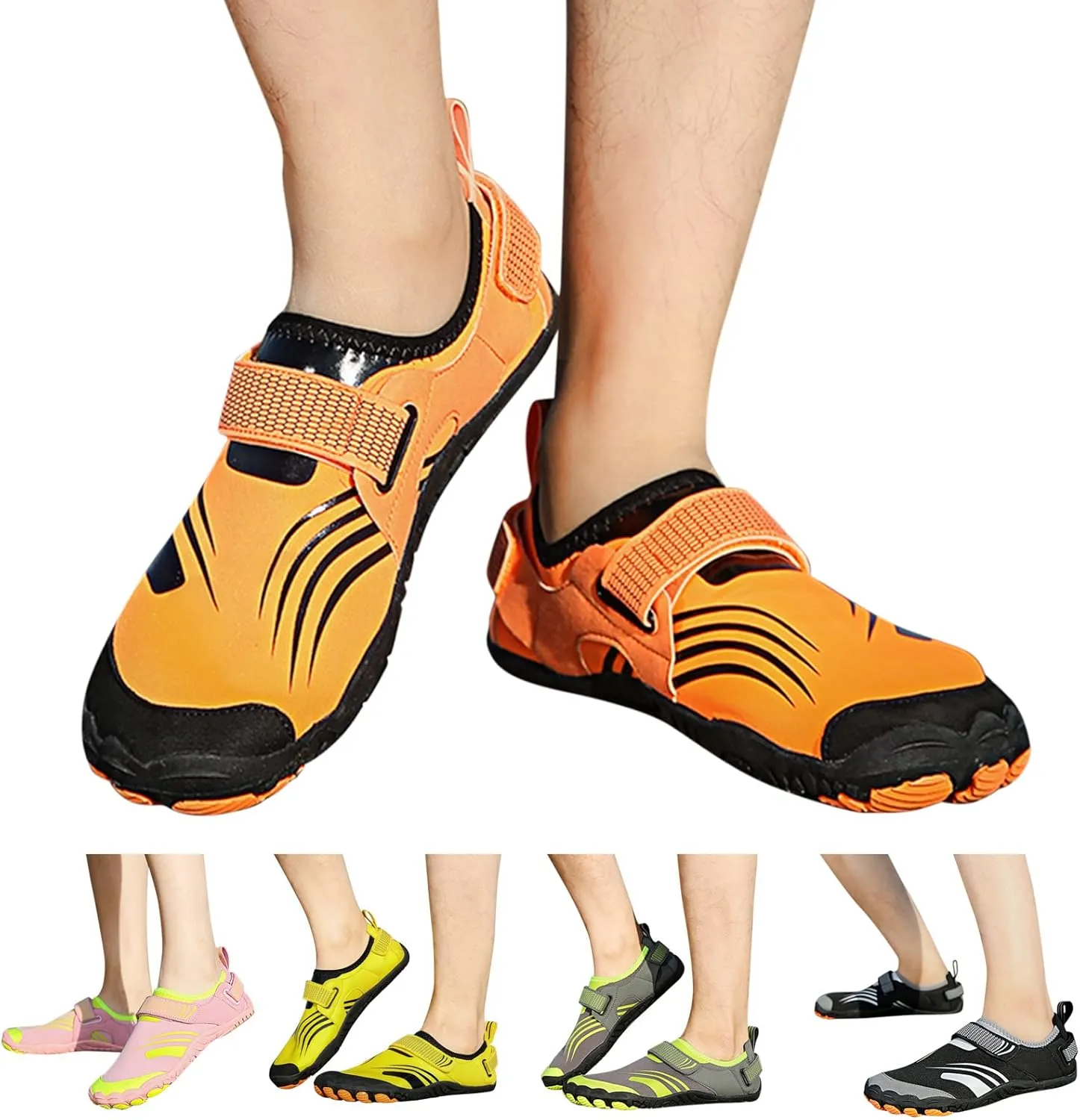 Quick Dry Water Shoes for Men Women Barefoot Aqua Swim Beach Pool Surf Hiking Kayaking Diving Yoga Sports Lightweight Breathable Design