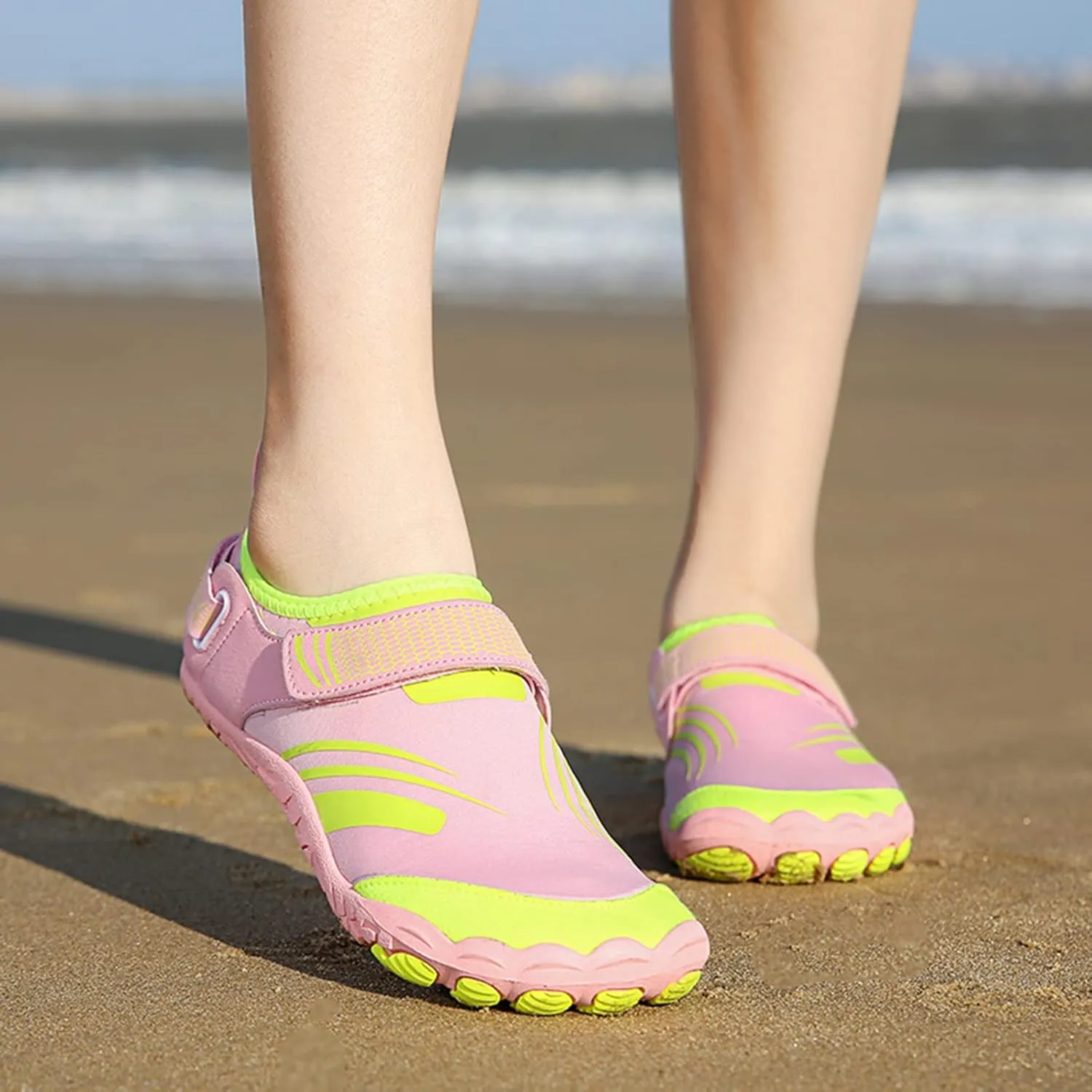 Quick Dry Water Shoes for Men Women Barefoot Aqua Swim Beach Pool Surf Hiking Kayaking Diving Yoga Sports Lightweight Breathable Design