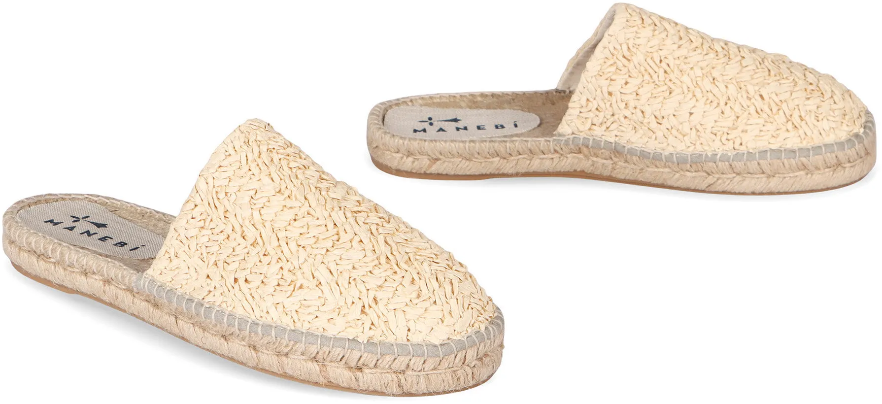 Raffia mules