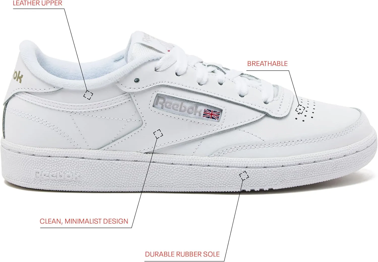 Reebok Men's Club C 85 Tennis Sneaker