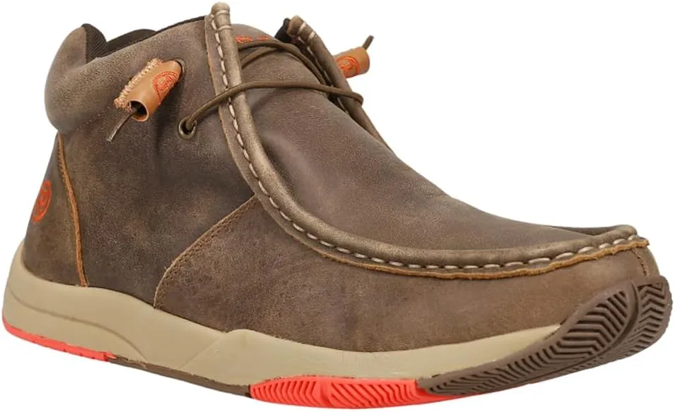 ROPER Mens Clearcut Moc Toe Chukka Casual Boots Ankle - Brown