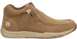 ROPER Mens Clearcut Moc Toe Chukka Casual Boots Ankle - Brown