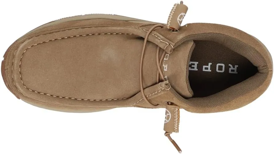 ROPER Mens Clearcut Moc Toe Chukka Casual Boots Ankle - Brown