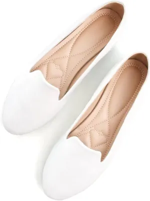 SAILING LU Women Round Toe Flats Comfortable Fashion Ballet Flat Shoes for Women Dressy Slip-ons Loafers