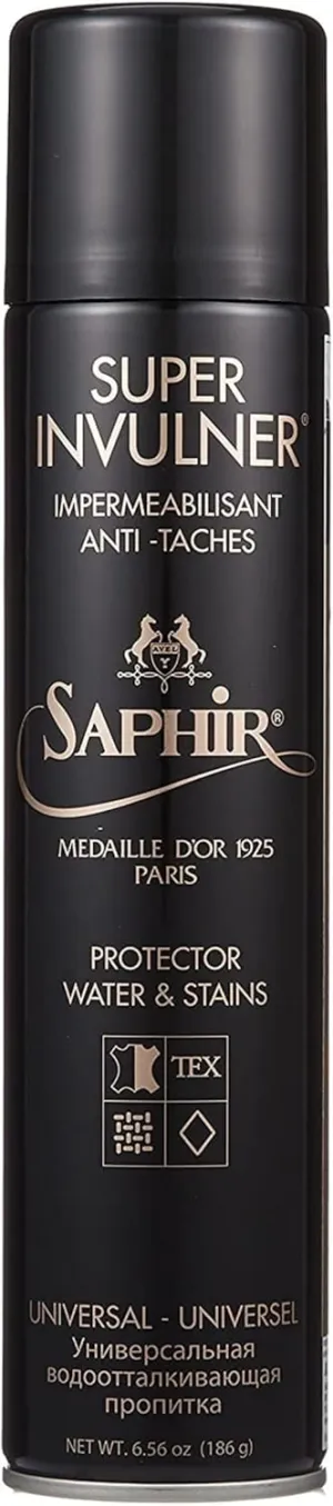 SAPHIR Medaille d’Or Super Invulner – Waterproof Spray for All Leather Shoes & Boots, Shoe Protector Spray – Neutral