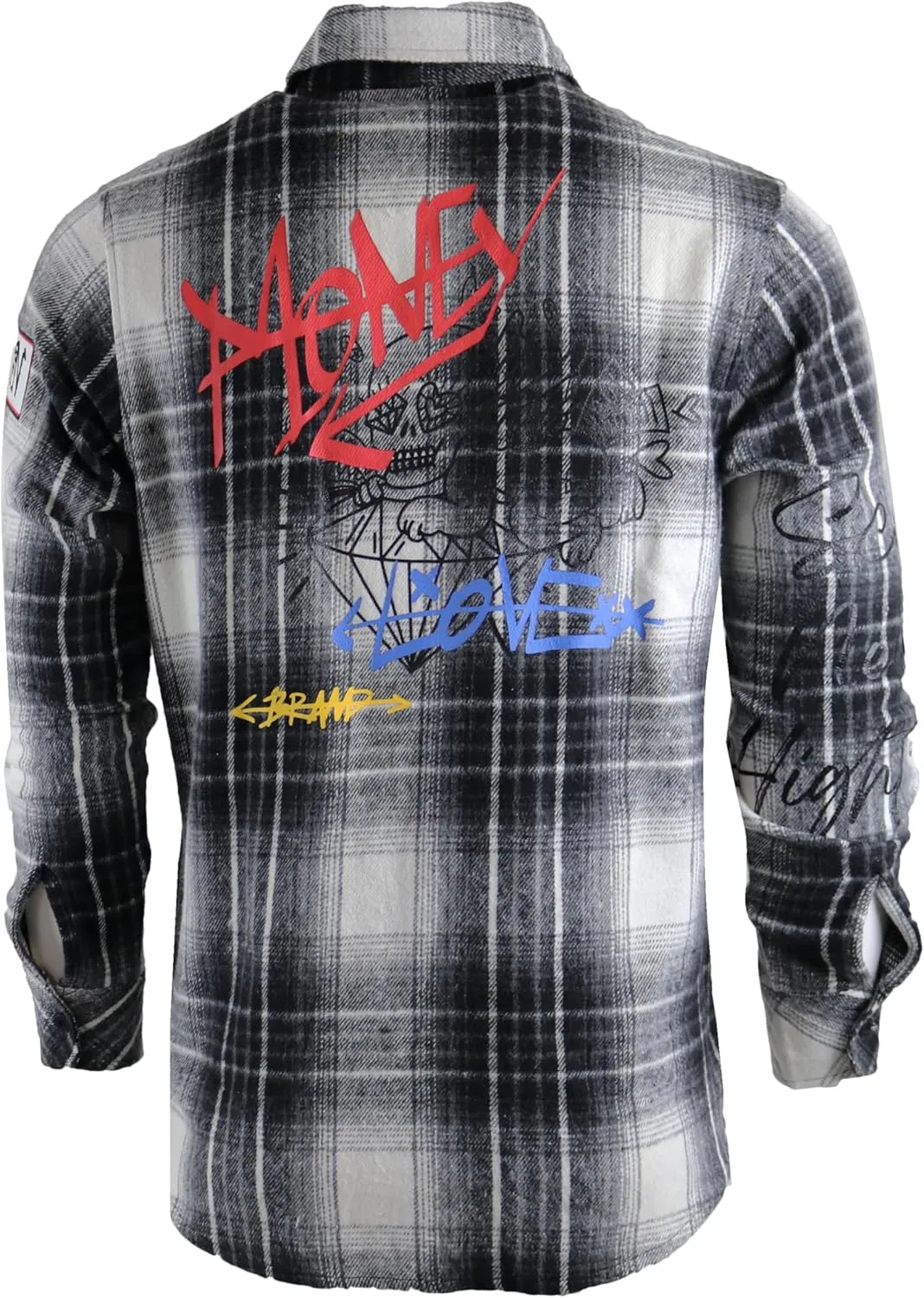 SCREENSHOT SHACKET 3202 Mens Casual Plaid Flannel Shacket Shirt Jacket Button Down Long Sleeve