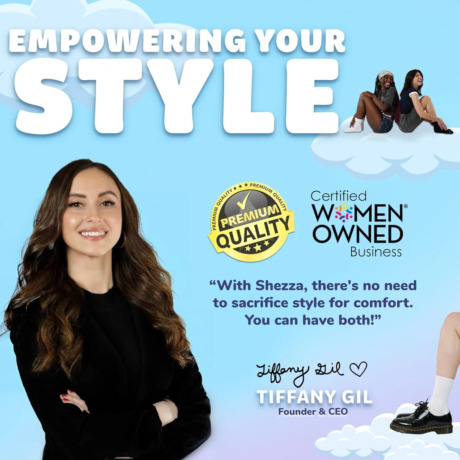 SHEZZA Anti-Blister Cushion Heel Padded Crew Sock-Breathable,Comfortable-seen on TikTok