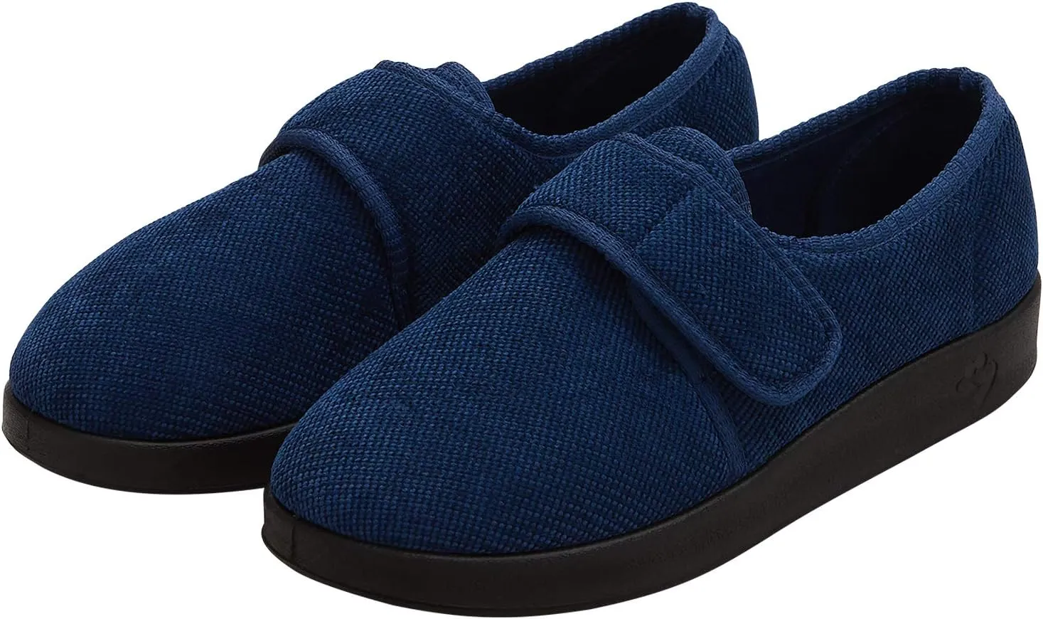Silvert's Adaptive Clothing & Footwear Men’s Wide & Comfy Easy Closure Slippers for Seniors