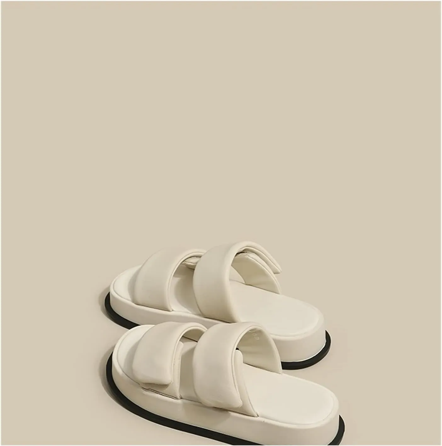 Slide Sandal Fashion Personality Women's Shoes Summer Thick Bottom Half Slippers Outside Niche Premium Feeling Sandals Outdoor Indoor Sliders