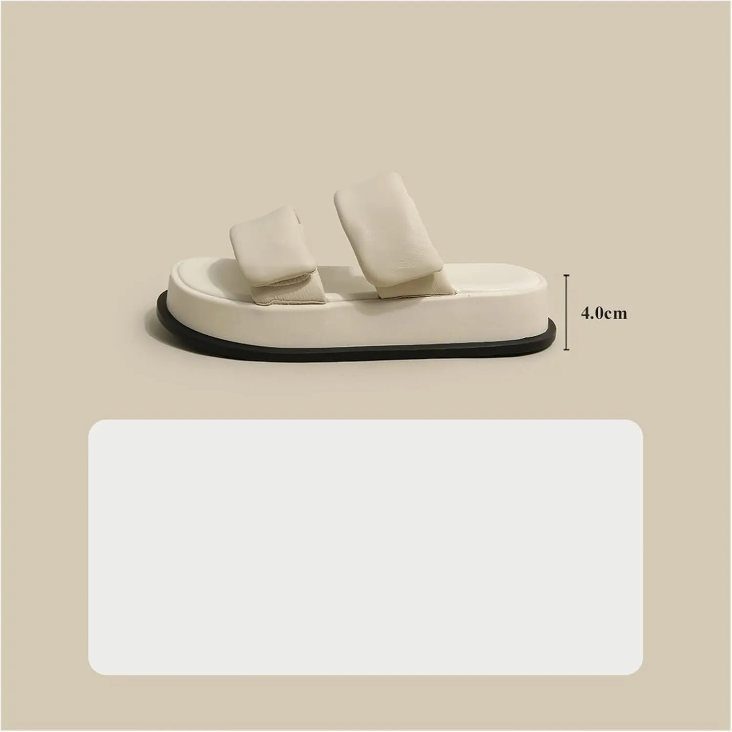 Slide Sandal Fashion Personality Women's Shoes Summer Thick Bottom Half Slippers Outside Niche Premium Feeling Sandals Outdoor Indoor Sliders