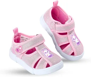 STOVEL'S Toddler Sandals for Boys & Girls - Lightweight Breathable Fabric, Closed-Toe with Hook & Loop Straps, Non-Slip Sole