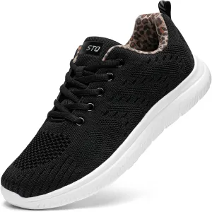 STQ Tennis Shoes Womens Lightweight Comfortable Walking Shoes Athletic Fashion Workout Gym Cross Training Sneakers