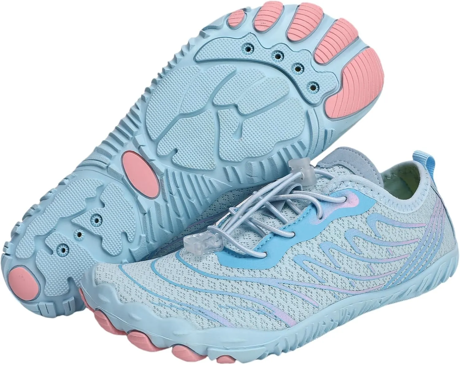 Summer Barefoot Shoes Women Comfortable Grounding Shoes with Copper Barefoot Shoe Quick Dry Breathable Non-Slip Athletic Footwear Soft Athletic Hiking Water Sports Sneaker