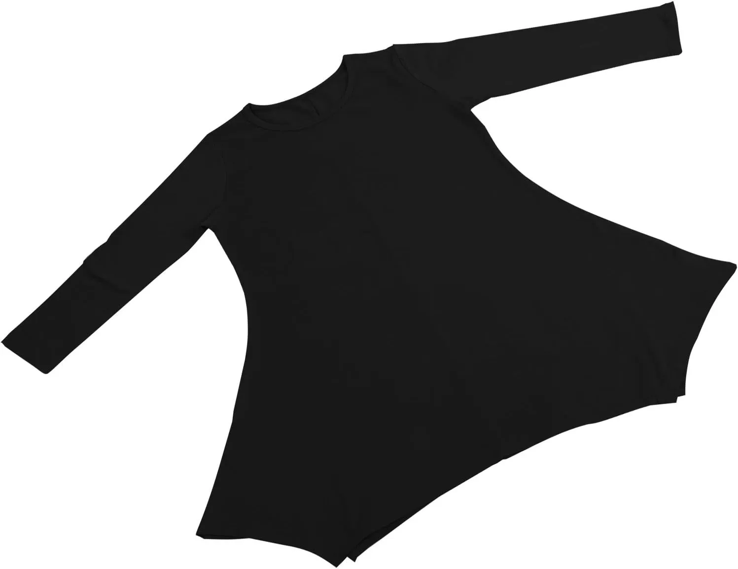 Topdress Women's Swing Tunic Tops 3/4 Sleeve Loose T-Shirt Dress