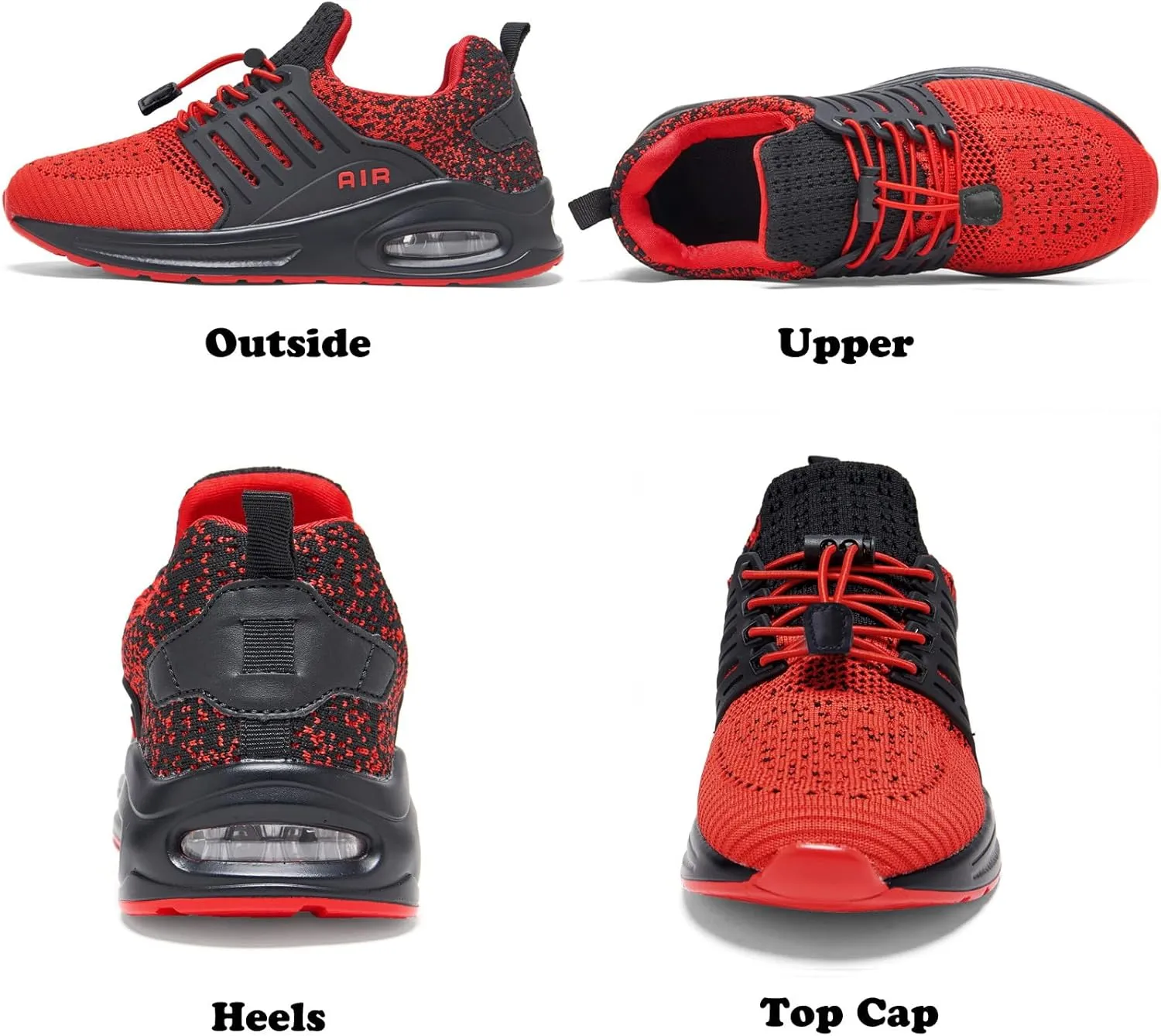 Ugmikdo Kids Shoes Boys Girls Running Tennis Shoes Air Shoes Breathable Lightweight Fashion Sneakers for Sports Athletic Gym Walking
