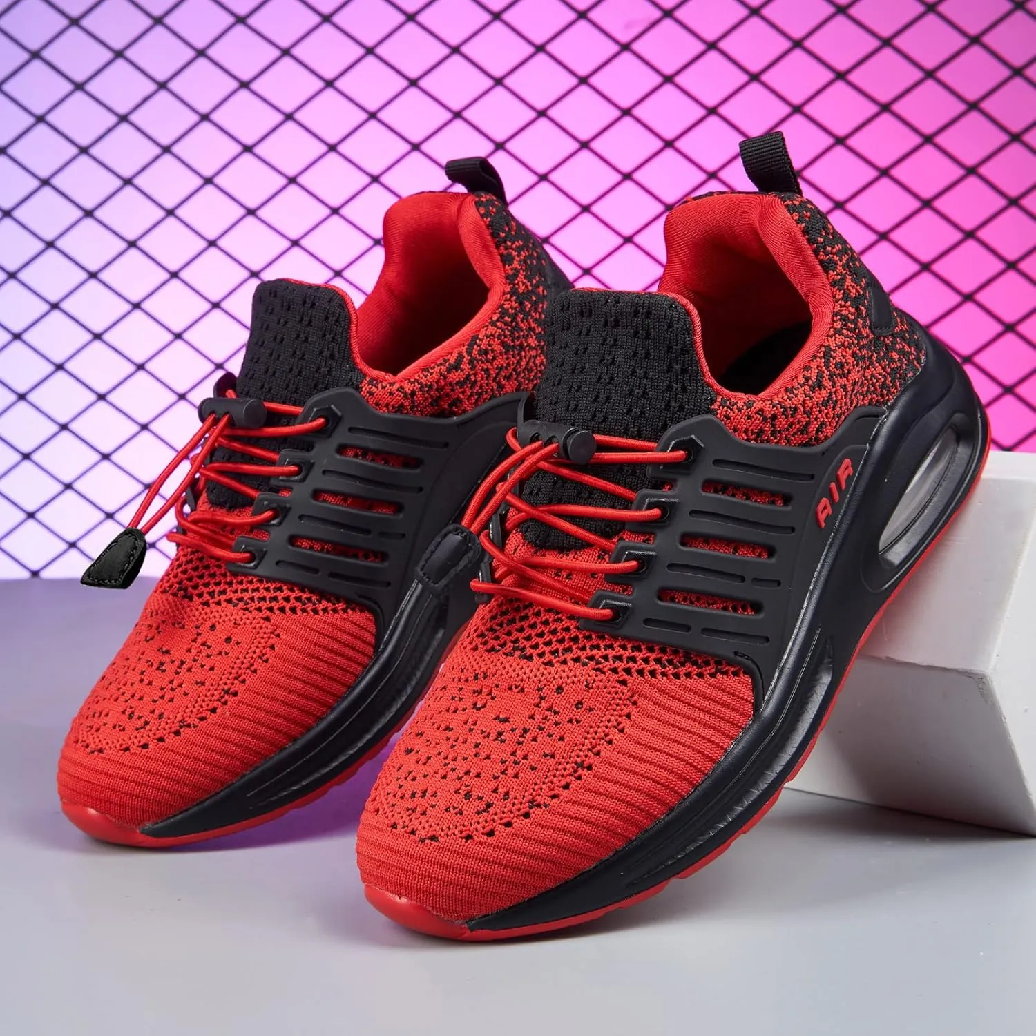 Ugmikdo Kids Shoes Boys Girls Running Tennis Shoes Air Shoes Breathable Lightweight Fashion Sneakers for Sports Athletic Gym Walking
