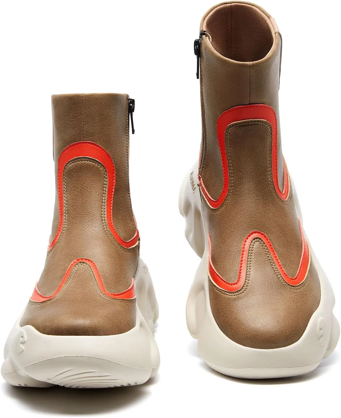 UIN Women's Boots Platform Chunky Fashion Walking Shoes Zarautz