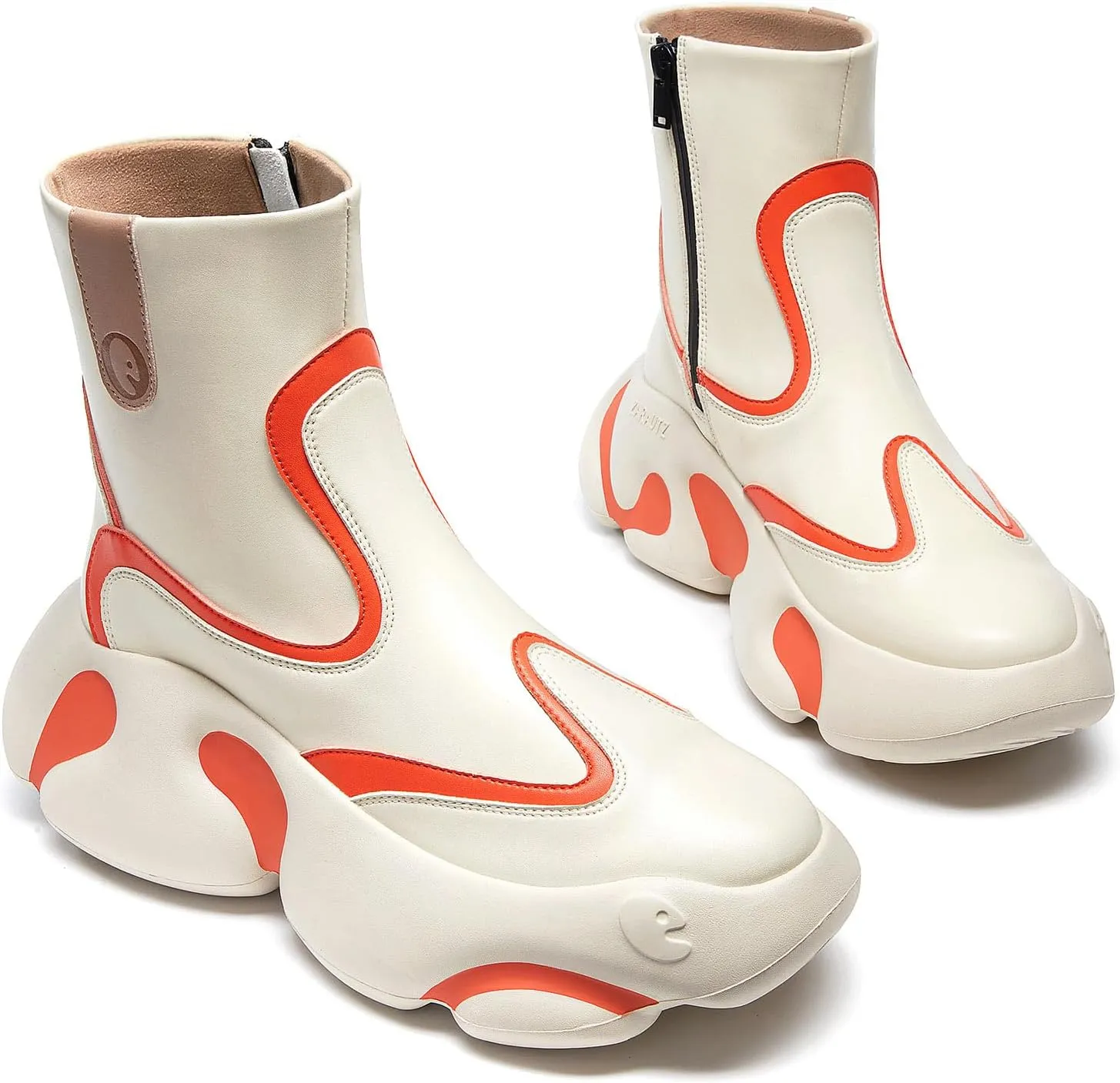 UIN Women's Boots Platform Chunky Fashion Walking Shoes Zarautz